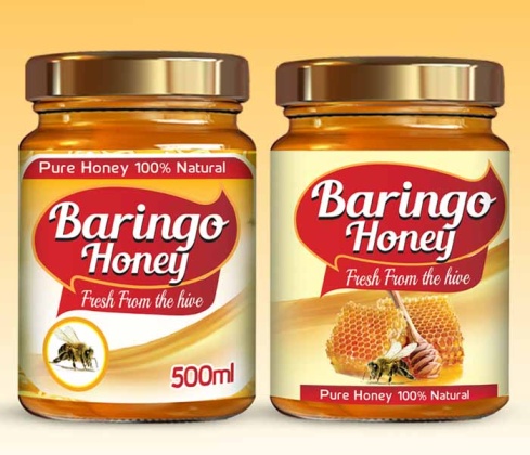 labels for selling honey kenya