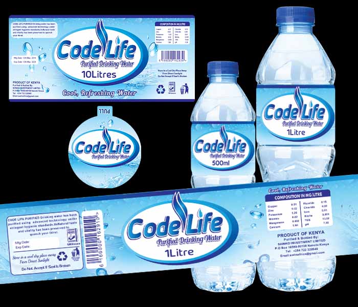 water labels