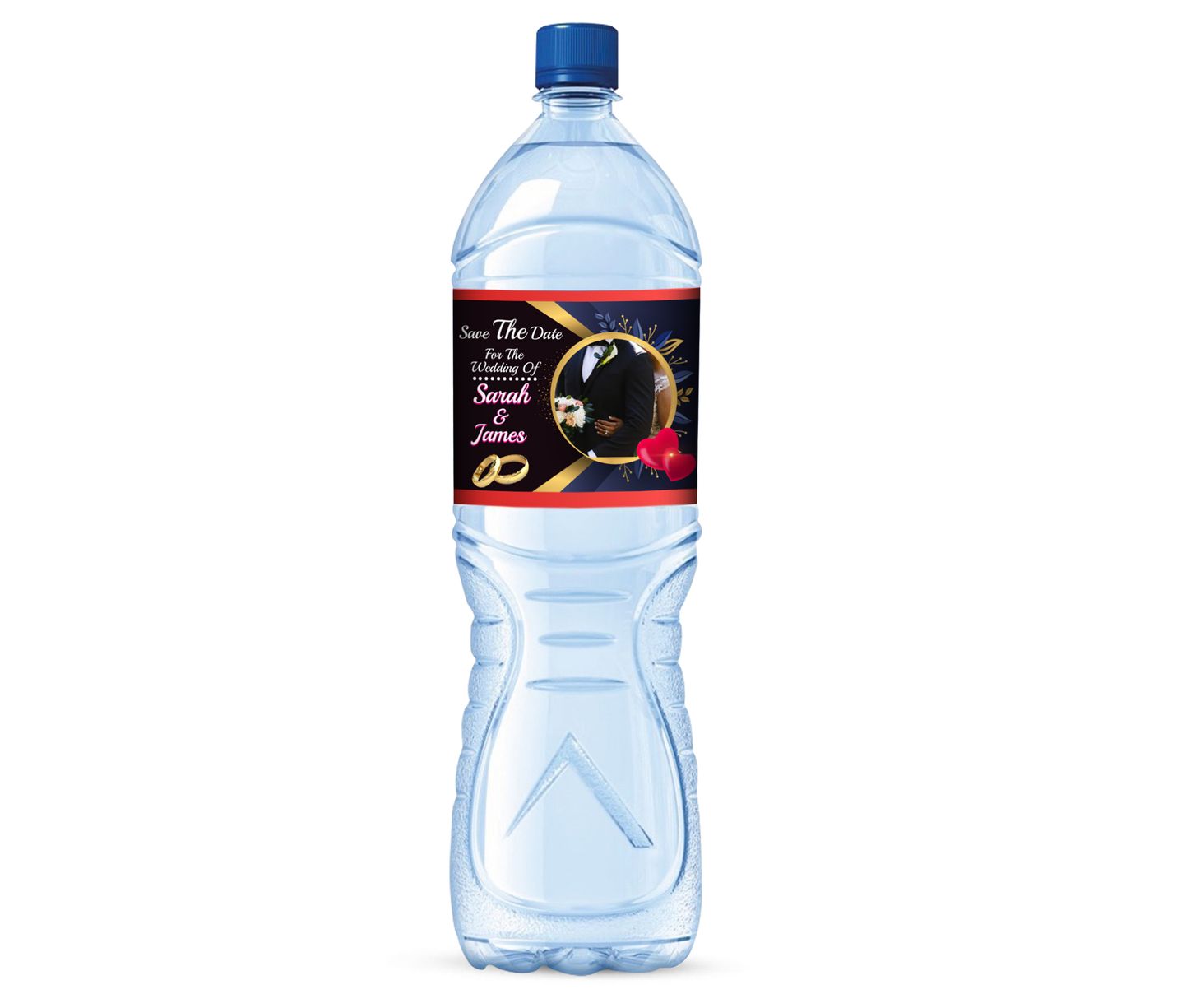 wedding water bottle labels