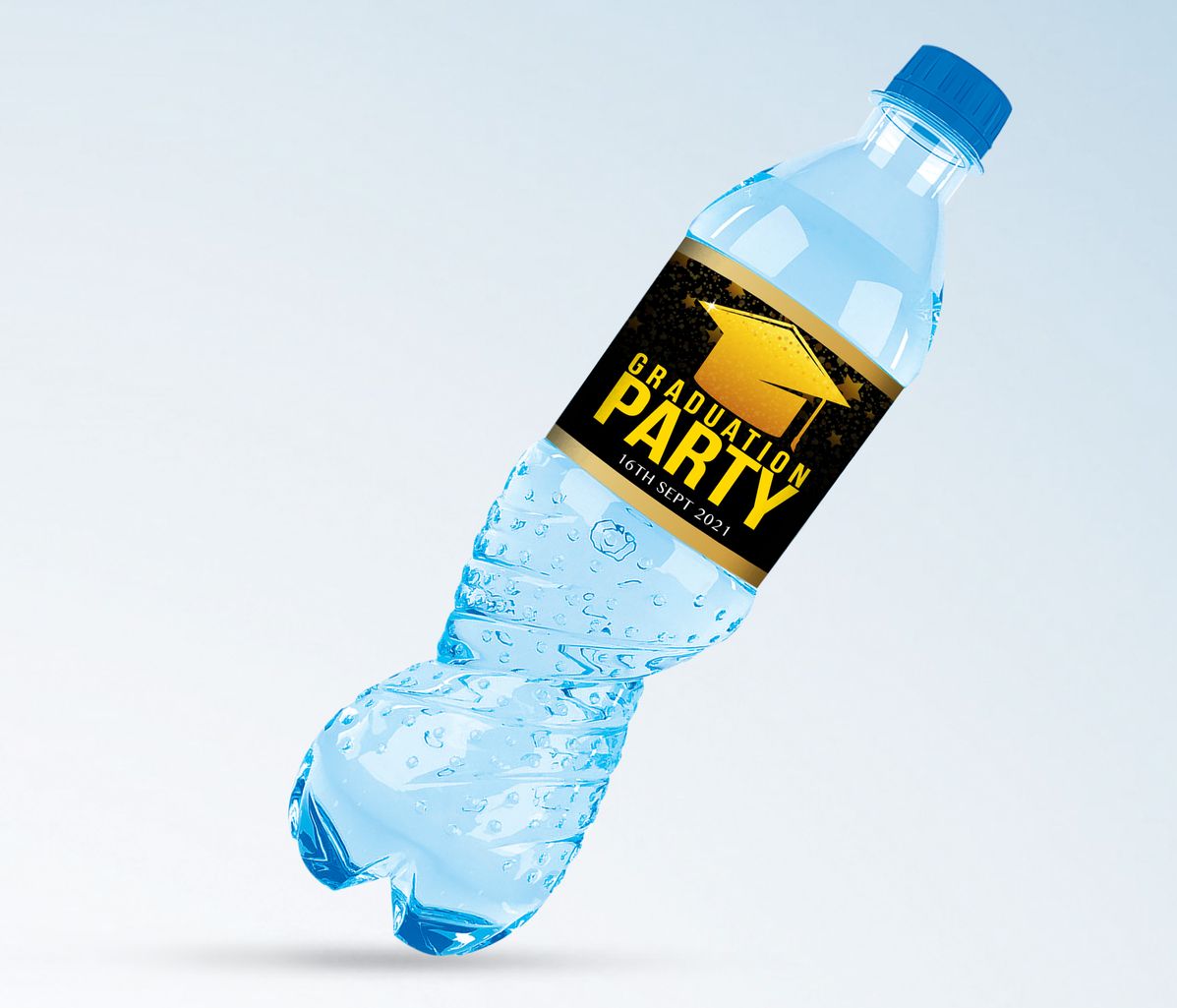 graduation party water labels