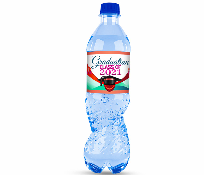 water labels for graduation ceremony