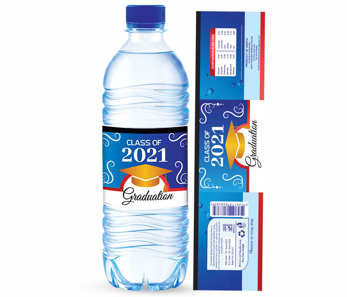 graduation bottle labels