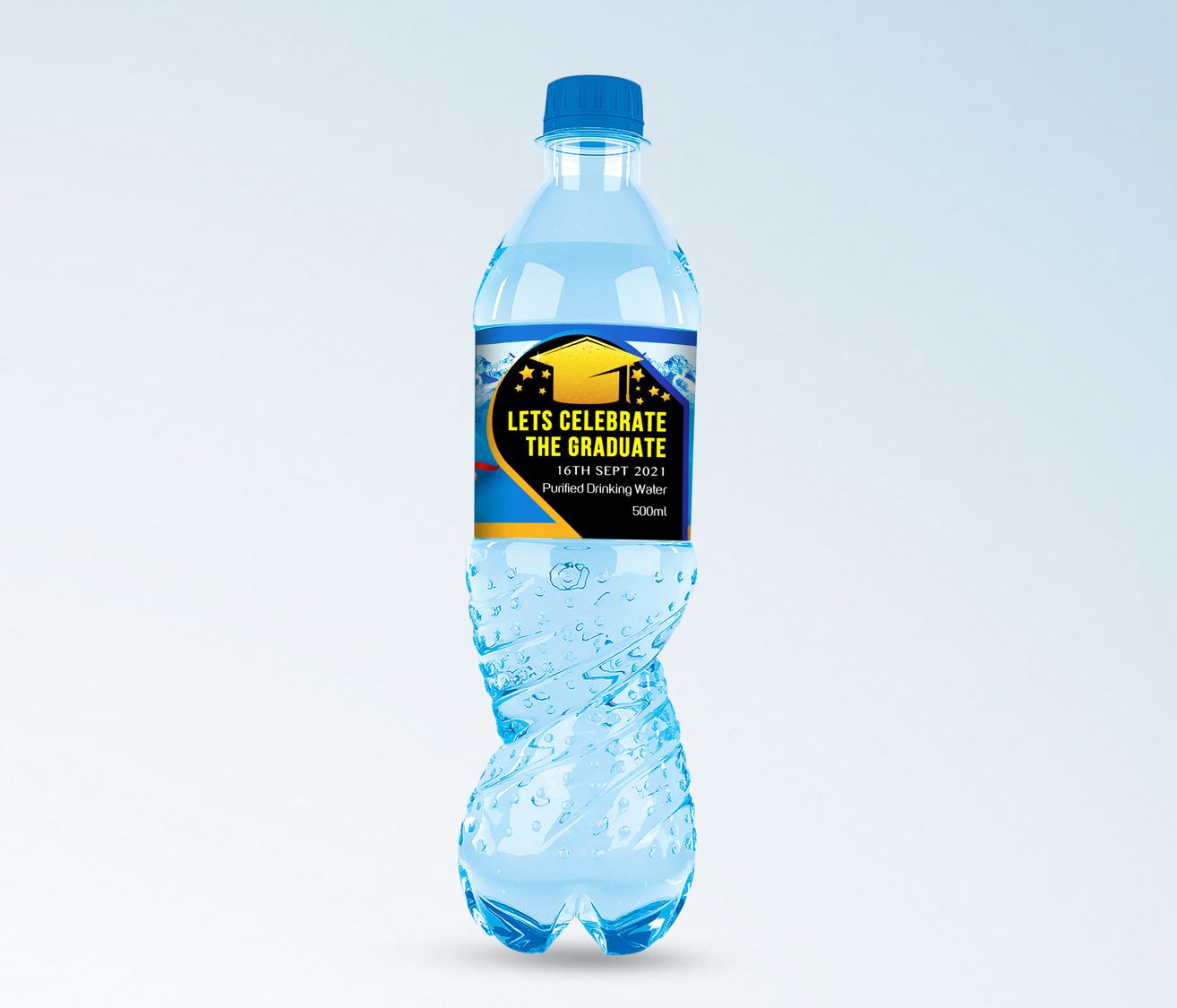 dark Graduation water labels