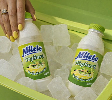 Vanilla Yoghurt Label design