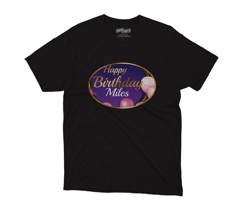 birthday Tshirt printing