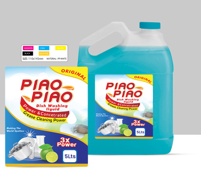 dishwash labels design