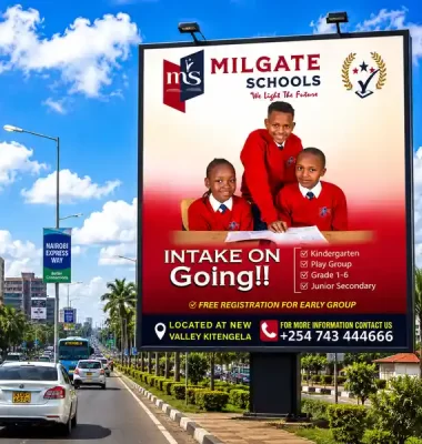 Kenya Billboard Advertising in Nairobi, Best Billboard Designers in Nairobi , Billboard Design Services in Nairobi , Billboard Printing company in Nairobi, Billboard Design Ideas in Nairobi .