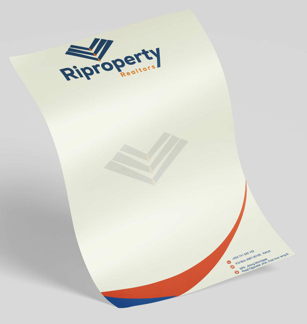 Watermark On Letterheads design illustration
