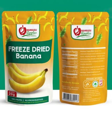 Mixed fruit/Banana Stand up pouch design