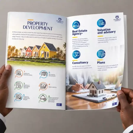 Real estate company profile design in Nairobi Kenya,real estate company profile designers in Nairobi,real estate company profile design ideas,what to include in a real estate company profile,how to present a real estate portfolio in a company profile