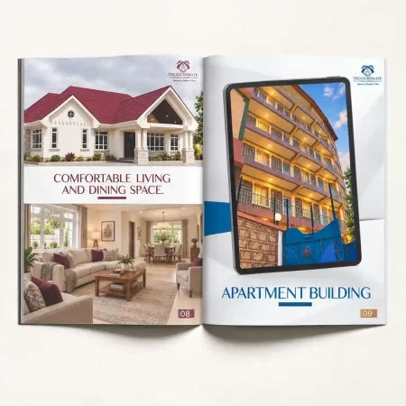 Real estate company profile design in Nairobi Kenya,real estate company profile designers in Nairobi,real estate company profile design ideas,what to include in a real estate company profile,how to present a real estate portfolio in a company profile